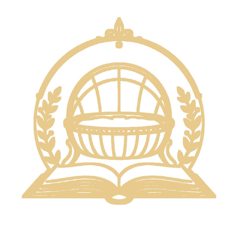 Gold cradle and open-book emblem for the Your Litter A to Z whelping certification